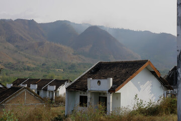 abandoned old house in the mountains