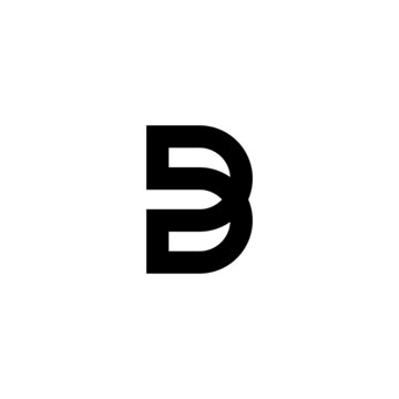 euro symbol in hand letter b icon logo vector 