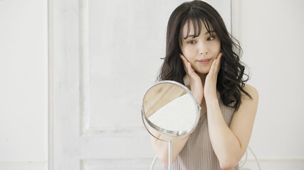 Obraz premium 女性 美容 ビューティ