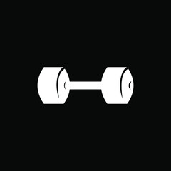 Dumbbell vector icon