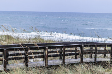 fence on the beach
