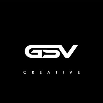 GSV Letter Initial Logo Design Template Vector Illustration	
