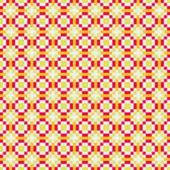 Abstract Cross Pattern Dots Logo generative computational art illustration