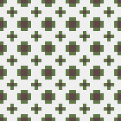 Abstract Cross Pattern Dots Logo generative computational art illustration