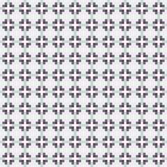 Fototapeta premium Abstract Cross Pattern Dots Logo generative computational art illustration