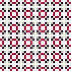 Abstract Cross Pattern Dots Logo generative computational art illustration