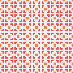 Abstract Cross Pattern Dots Logo generative computational art illustration