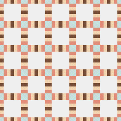 Abstract Cross Pattern Dots Logo generative computational art illustration