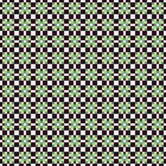 Abstract Cross Pattern Dots Logo generative computational art illustration