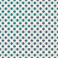 Abstract Cross Pattern Dots Logo generative computational art illustration