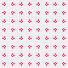 Abstract Cross Pattern Dots Logo generative computational art illustration