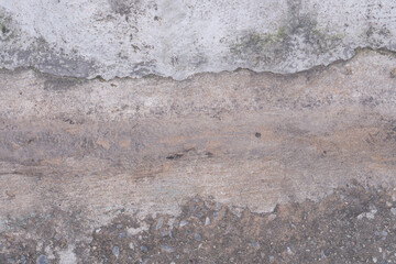 Cracked old cement wall texture. Concrete surface