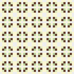 Abstract Cross Pattern Dots Logo generative computational art illustration