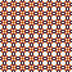 Obraz premium Abstract Cross Pattern Dots Logo generative computational art illustration