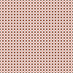 Abstract Cross Pattern Dots Logo generative computational art illustration