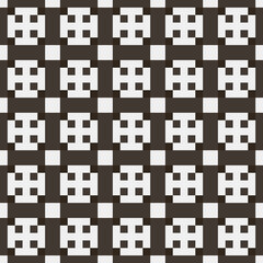 Abstract Cross Pattern Dots Logo generative computational art illustration