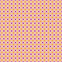 Abstract Cross Pattern Dots Logo generative computational art illustration