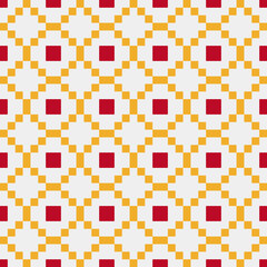 Abstract Cross Pattern Dots Logo generative computational art illustration