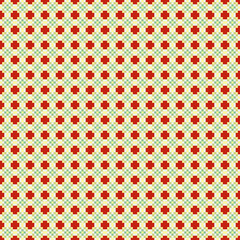 Abstract Cross Pattern Dots Logo generative computational art illustration