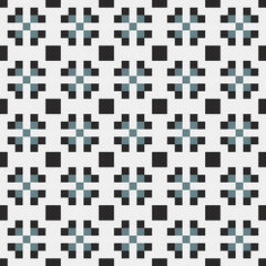 Abstract Cross Pattern Dots Logo generative computational art illustration