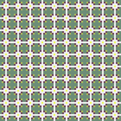 Abstract Cross Pattern Dots Logo generative computational art illustration