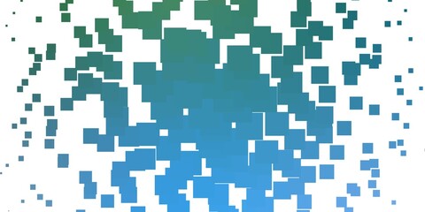 Light BLUE vector template with rectangles.