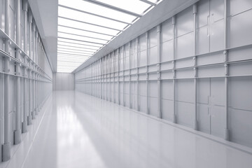 White factory interior