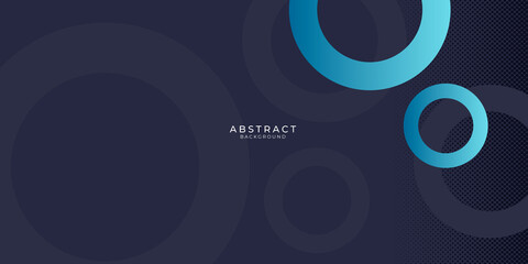 Blue background with abstract wave spiral modern element for banner, presentation design and flyer