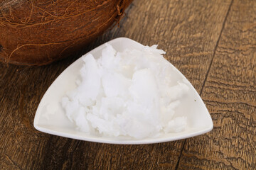 Dietary Coconut oil in the bowl