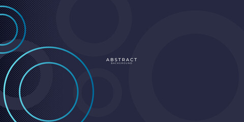 Blue and black gradient geometric shape background