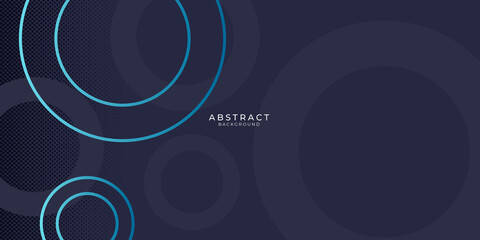 Blue and black gradient geometric shape background