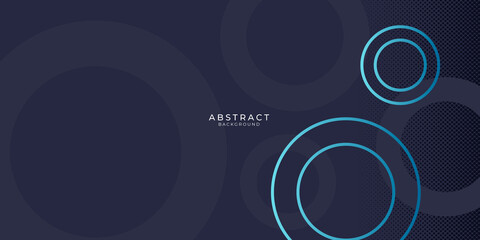 Blue and black gradient geometric shape background
