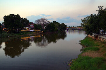 Fototapeta na wymiar Chiang Mai, Thailand - The Ping River