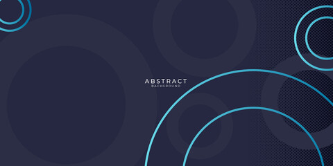 Modern geometric business background circle lines abstract stripe design for presentation design