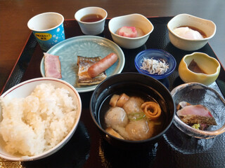 旅館の朝食