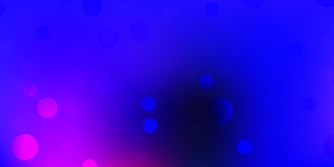 Dark pink, blue vector texture with memphis shapes.