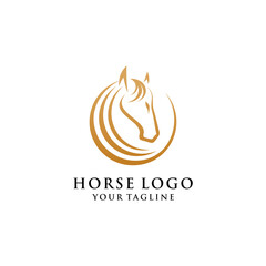 Creative Horse logo Design Template