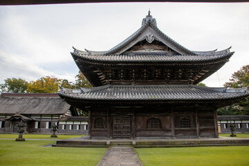 Obraz premium 夕方の古刹