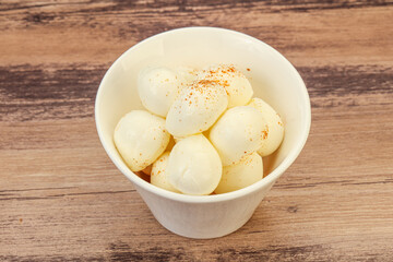 Natural tasty baby Mozarella cheese