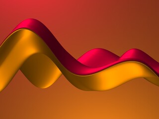 Colorful Liquid metallic wavy background