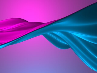 Colorful Liquid metallic wavy background