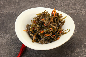 Seaweed cabbage with carrot and sesame