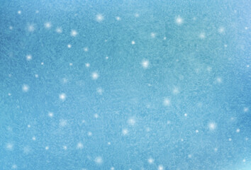 Frozen window Christmas background. Vector