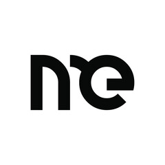 ME SLICE letter icon design on WHITE background.Creative letter ME/M E  logo design. M E initials/MONOGRAM Logo design.