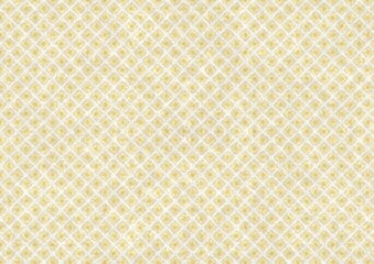 和紙に描かれた金と銀の鹿の子模様、日本の伝統模様素材