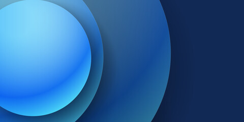 Dark blue abstract 3D presentation background