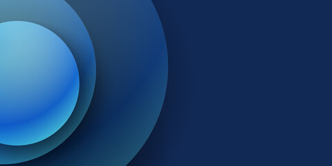 Dark blue abstract 3D presentation background