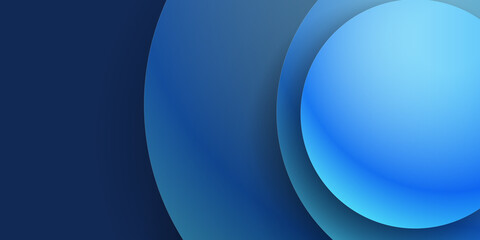 Dark blue abstract 3D presentation background