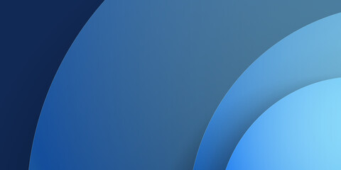 Blue abstract 3D background with circle