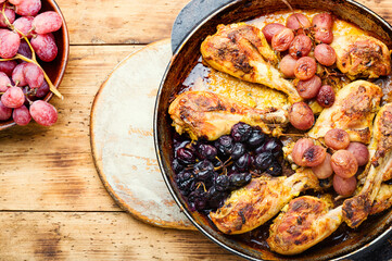 Baked chicken drumsticks